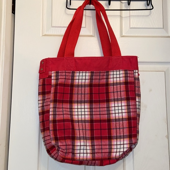 Aeropostale Plaid Lined Tote Bag - Picture 3 of 8